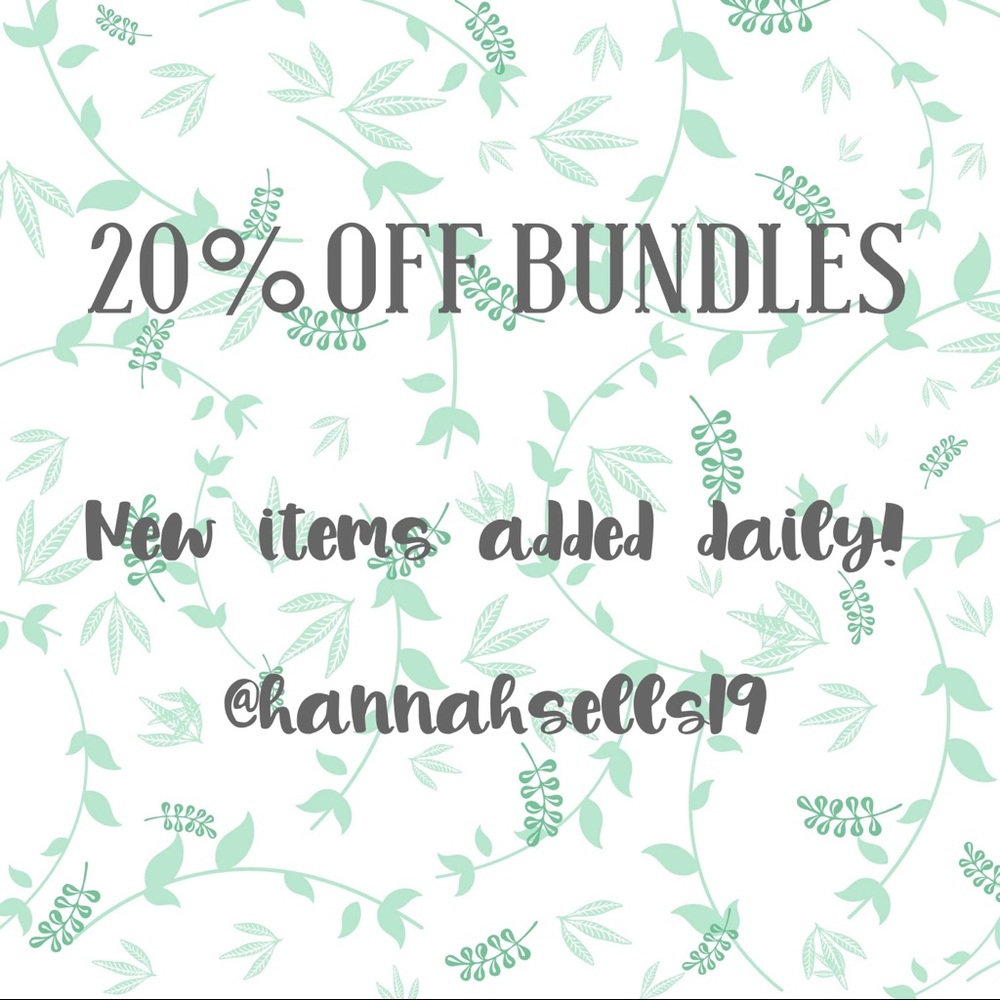 20% off all bundles of 2+ items!